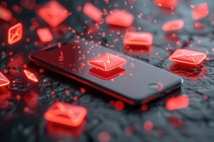 Illustration de messages pour accéder à la liste des messagess